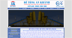 Desktop Screenshot of betongankhanh.com